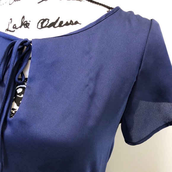 Unique Vintage Blue Formosa Swing Dress - Picture 7 of 7